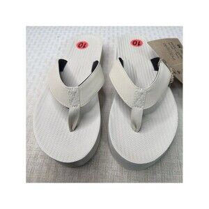 Indosole Women's Cream Flipflops